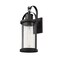 Z-Lite Roundhouse 1 Light Outdoor Wall Sconce, Black And Clear Seedy 569B-BK - alternate 5